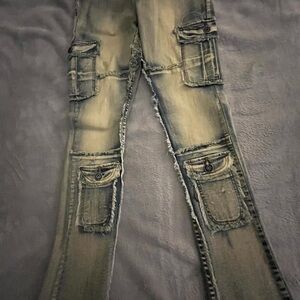 NOBULL Men's Skinny Jeans - Distressed Tan